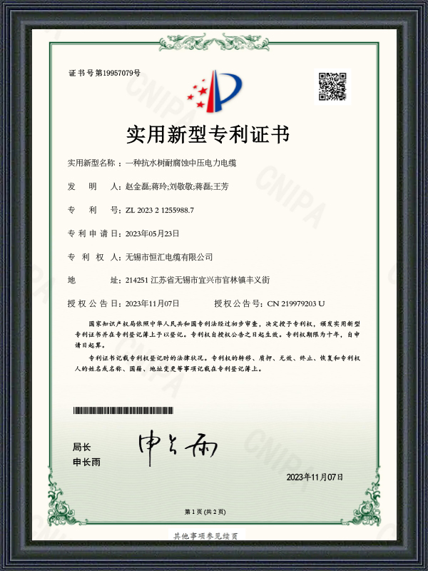 Certificado de Patente de Modelo de Utilidad